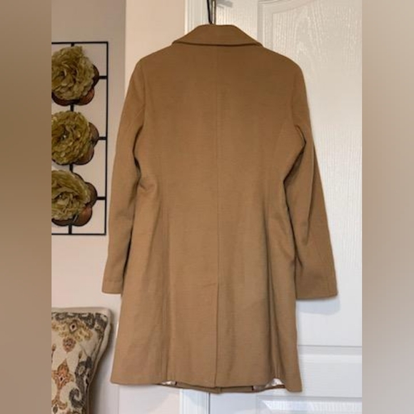 Calvin Klein Womens Classic Cashmere Wool Blend Coat - Picture 4 of 10